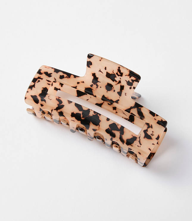 Tortoiseshell Print Claw Hair Clip carousel Product Image 1