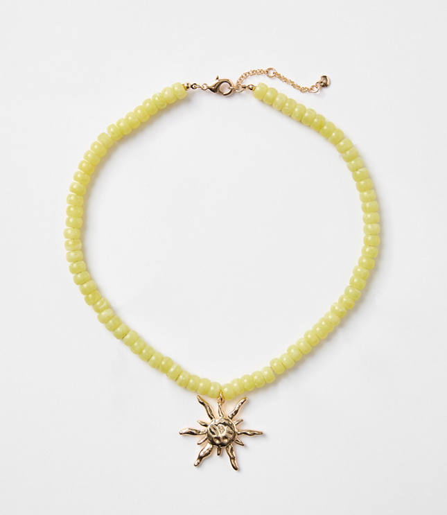 Sun Beaded Necklace