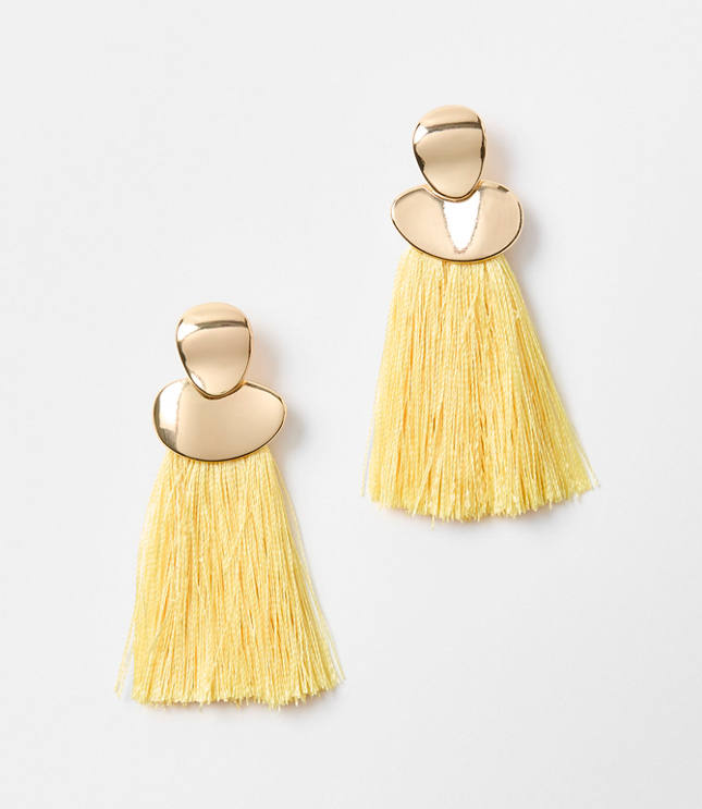 LOFT Beach Tassel Earrings