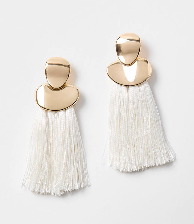 LOFT Beach Tassel Earrings