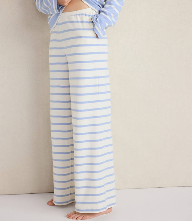 Haven Well Within Brushed Cotton Interlock Stripe Pants