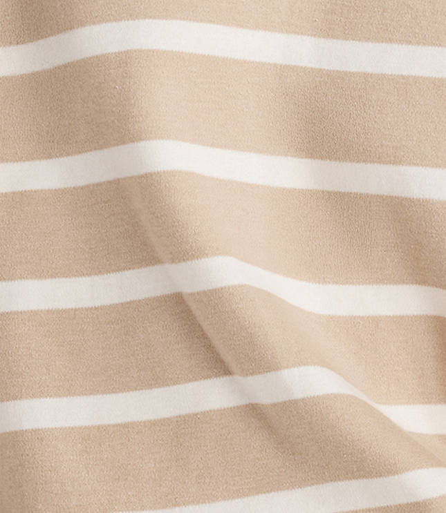 Haven Well Within Brushed Cotton Interlock Stripe Crewneck