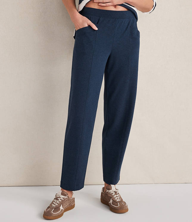Haven Well Within Organic Cotton Interlock Barrel Leg Pants