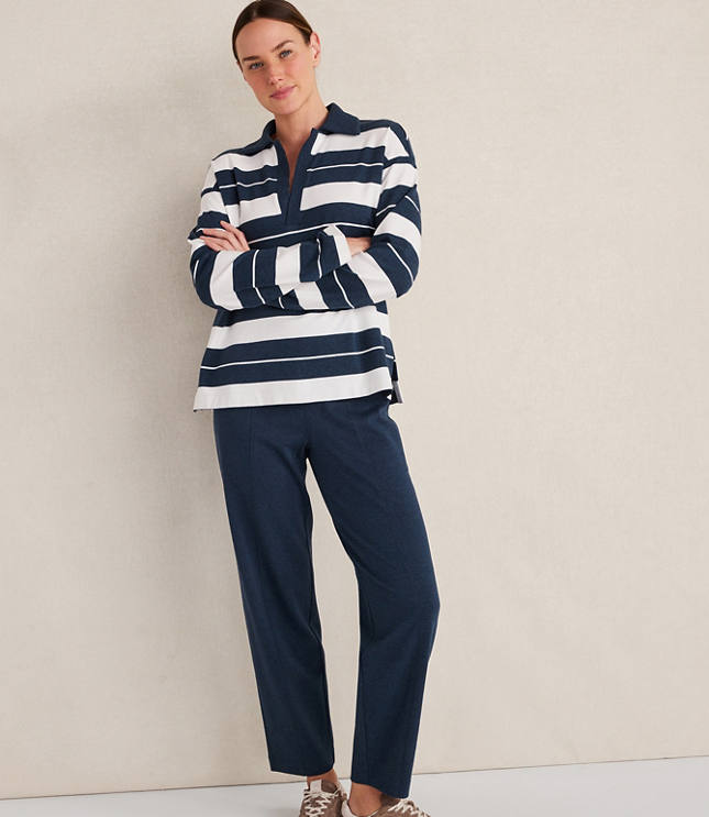 Haven Well Within Organic Cotton Interlock Barrel Leg Pants