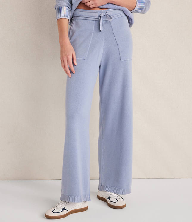 Haven Well Within Organic Cotton Knit Wide Leg Pants