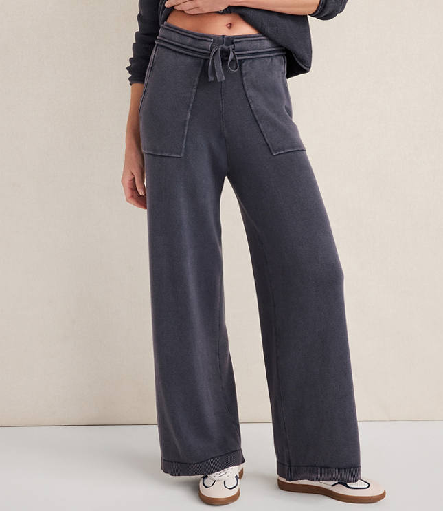 Haven Well Within Organic Cotton Knit Wide Leg Pants