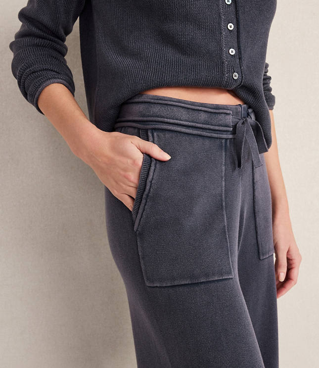 Haven Well Within Organic Cotton Knit Wide Leg Pants