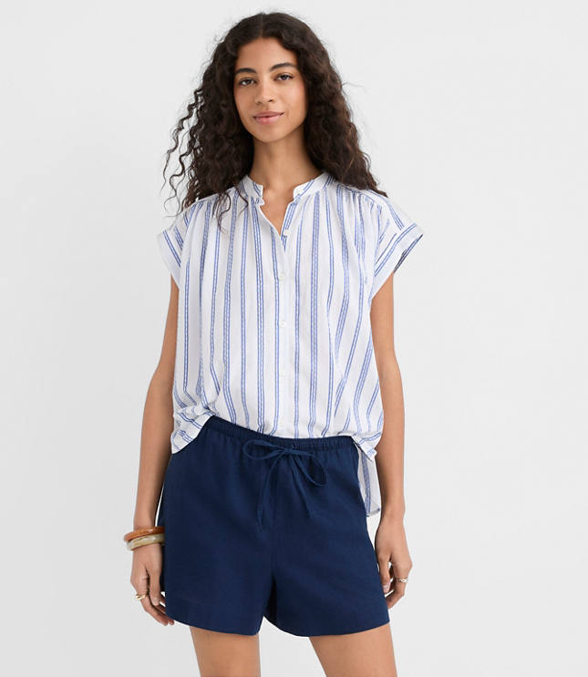 Petite Striped Everyday Dolman Shirt carousel Product Image 1