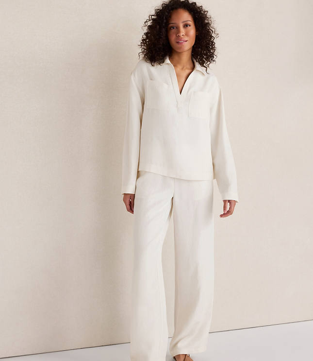 Haven Well Within Viscose Linen Boxy Top