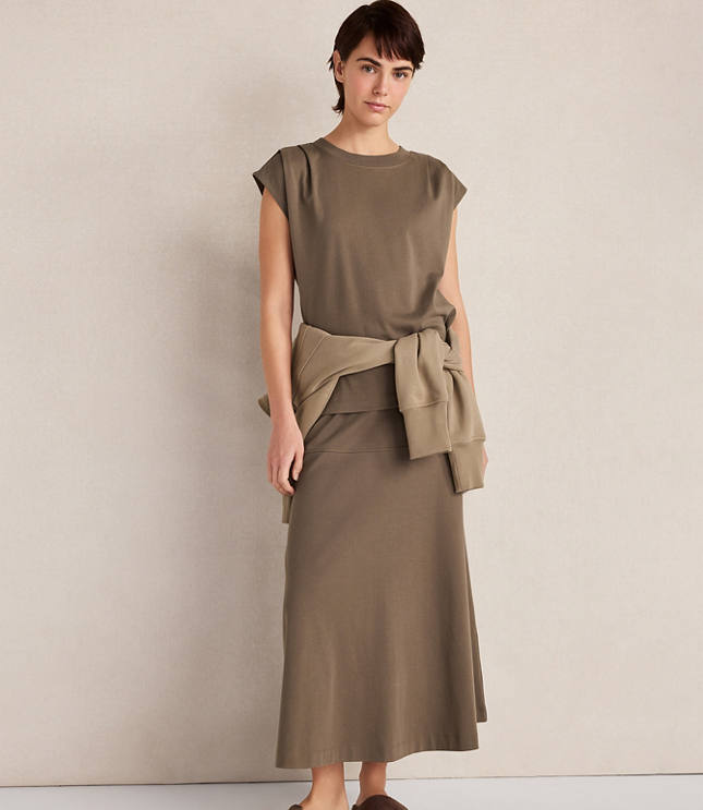 Haven Well Within Organic Cotton Interlock Pleated Tee