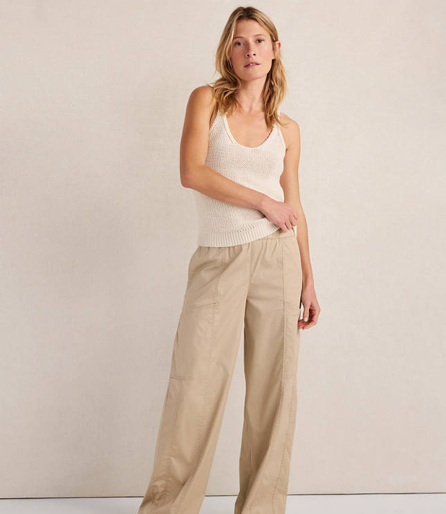 Haven Well Within Cotton Linen Plaited Tank