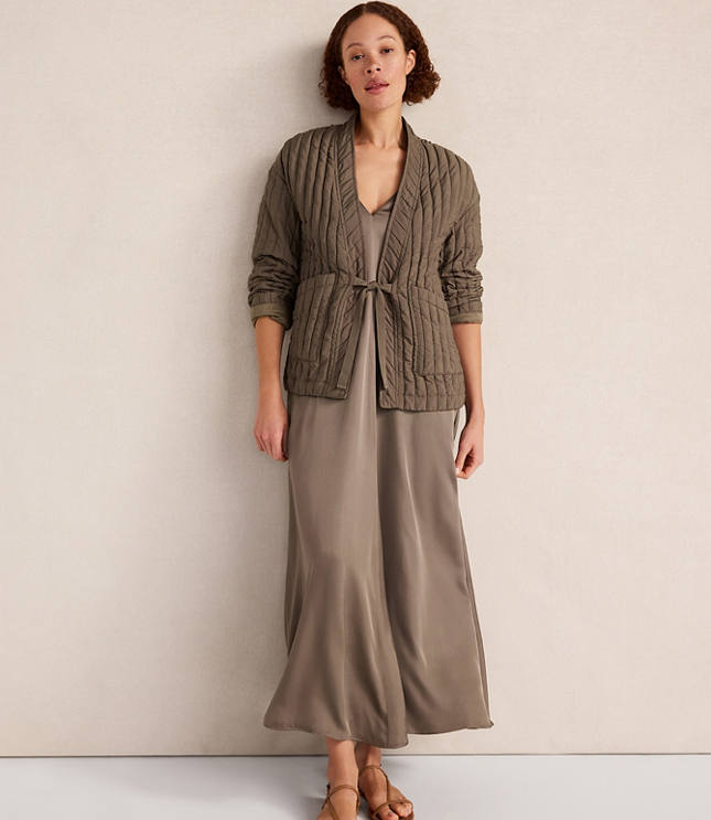 Haven Well Within Quilted Tie-Front Jacket