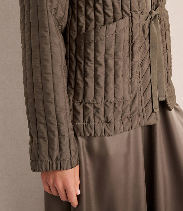 Haven Well Within Quilted Tie-Front Jacket