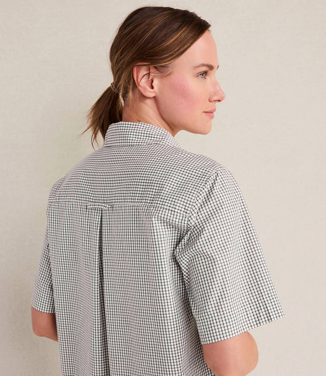 Haven Well Within Organic Cotton Poplin Gingham Sleep Dress