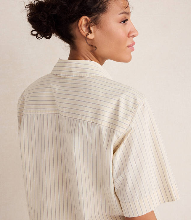 Haven Well Within Organic Cotton Poplin Gingham Pajama Top