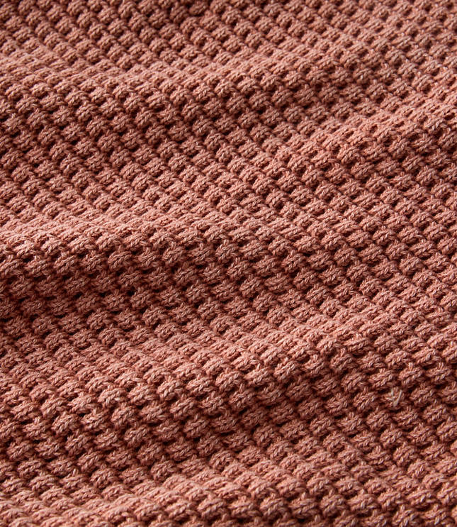 Haven Well Within Cotton Wave Stitch Johnny Collar Sweater