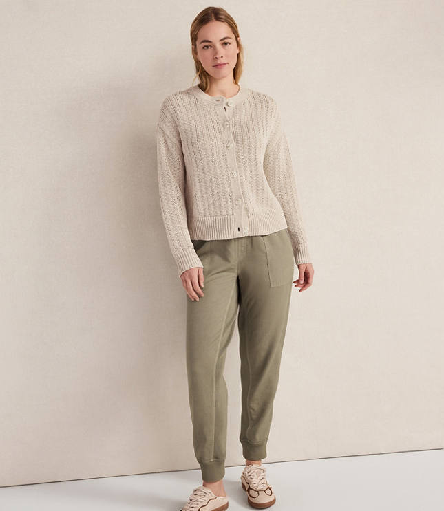 Haven Well Within Linen Tape Yarn Cardigan