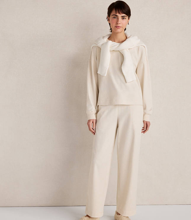 Haven Well Within Botanical-Dyed Organic Cotton Interlock Pants