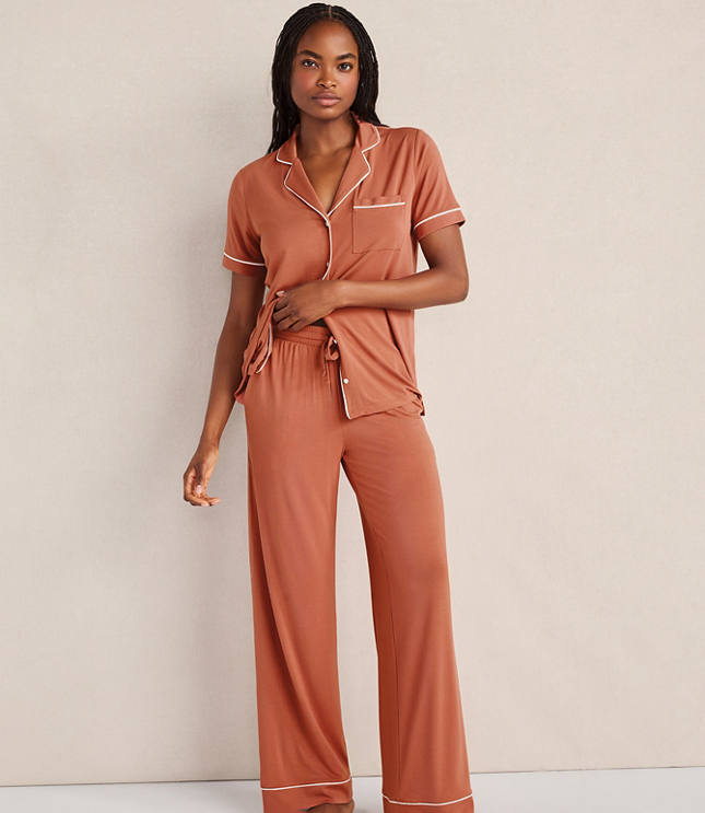 Haven Well Within Calm & Cool Notch Collar Pajama Top