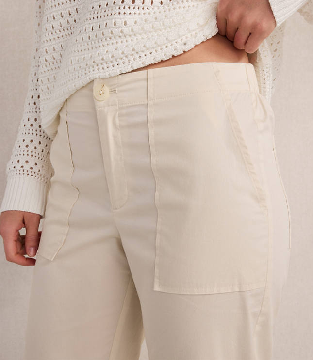 Haven Well Within Organic Cotton Twill Slim Barrel Leg Pants