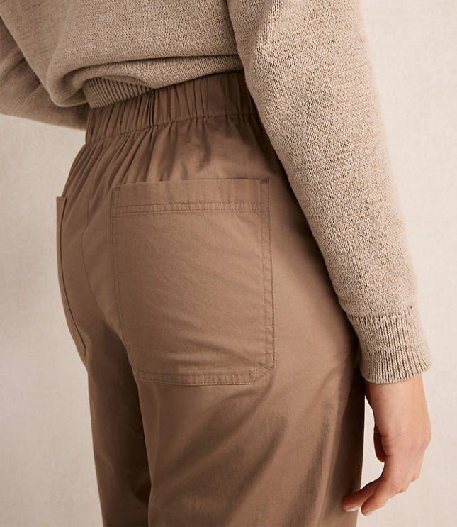 Haven Well Within Organic Cotton Twill Slim Barrel Leg Pants