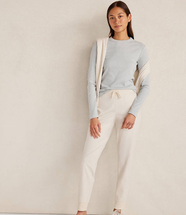 Haven Well Within Botanical-Dyed Organic Cotton Long Sleeve Tee