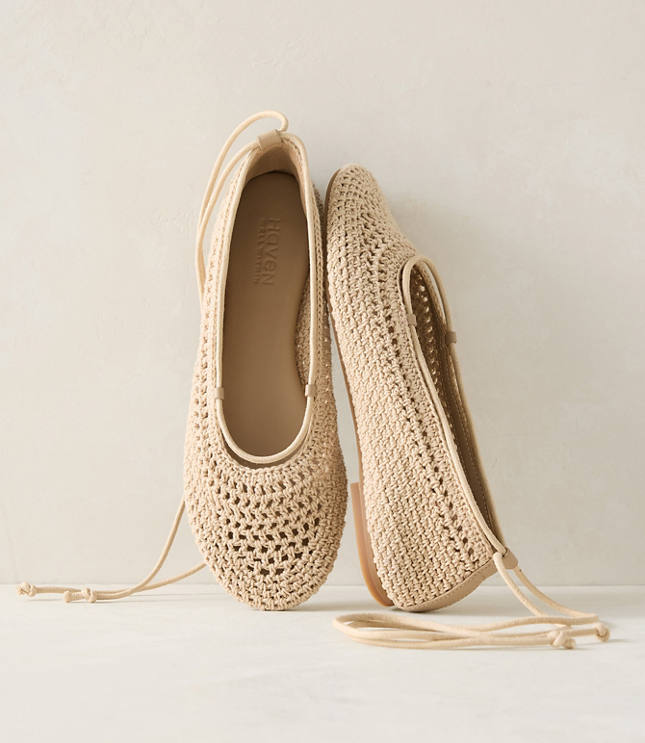 Haven Well Within Crochet Ballet Flats