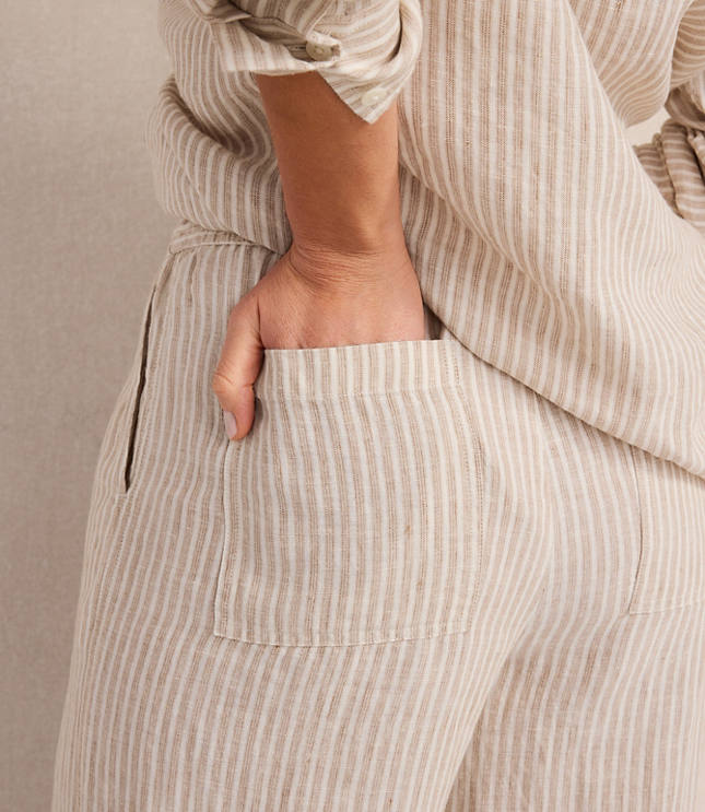 Haven Well Within Everweave Linen Stripe Relaxed Pants