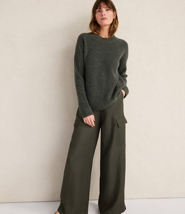 Haven Well Within Viscose Linen Palazzo Pants