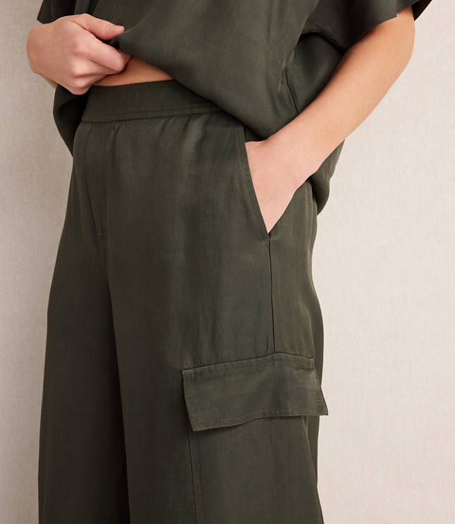 Haven Well Within Viscose Linen Palazzo Pants