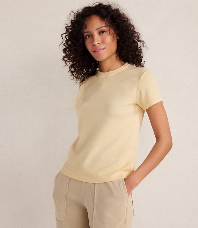 Haven Well Within Garment-Dyed Organic Cotton Short Sleeve Tee