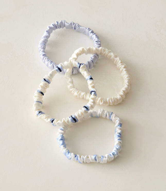 Haven Well Within Washable Silk Hair Ties - Pinstripe