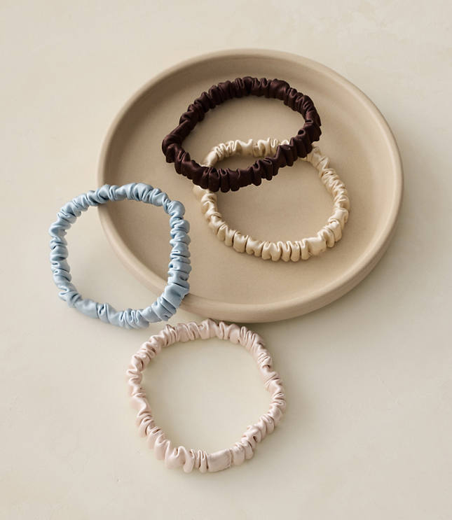 Haven Well Within Washable Silk Hair Ties - Pinstripe