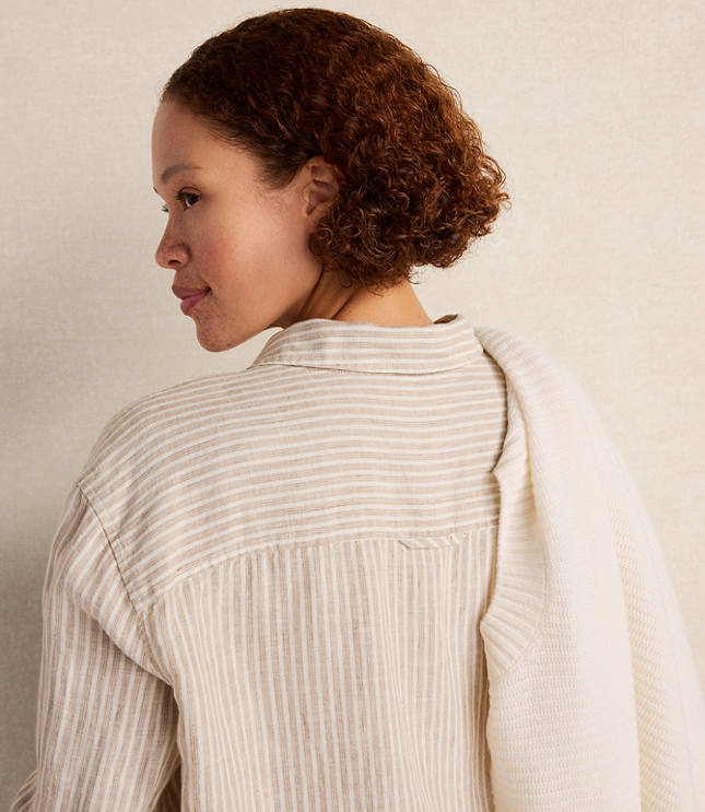 Haven Well Within The Daily Shirt in Everweave Linen Stripe