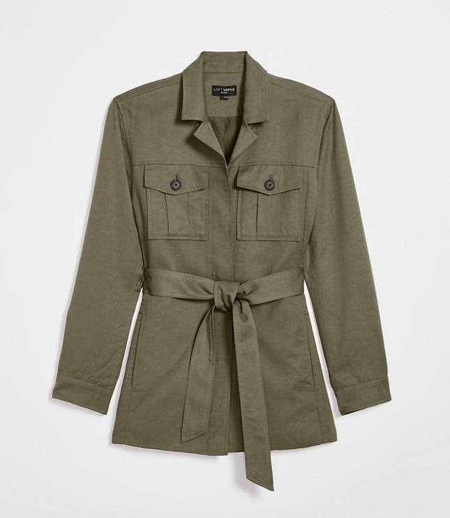 Petite LOFT Versa Pure Spun Safari Jacket