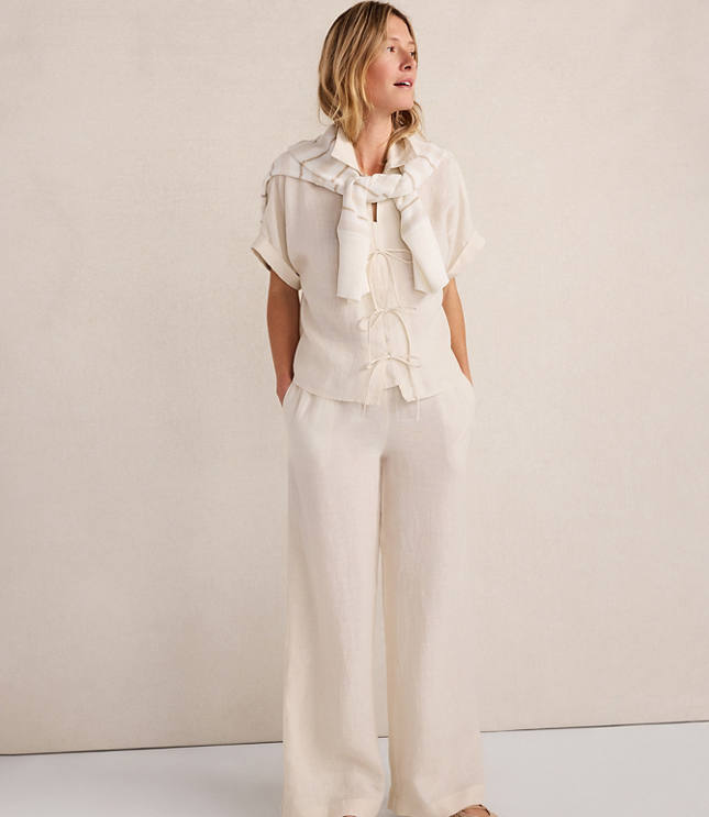 Haven Well Within Linen Wide Leg Pants