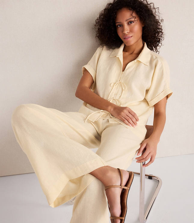 Haven Well Within Linen Wide Leg Pants