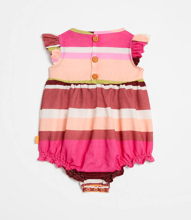 Mon Coeur Linen Stripe Romper