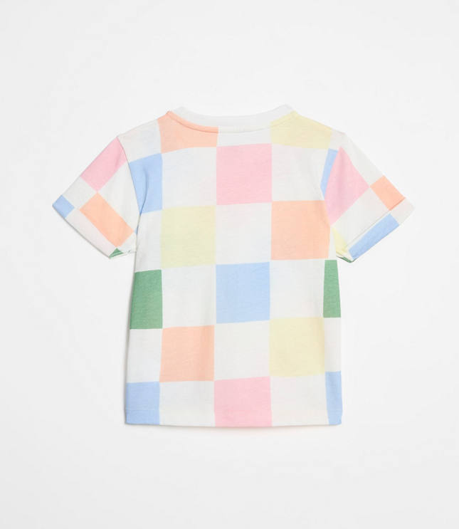 LOFT x Mon Coeur Recycled Cotton Checkered T-Shirt
