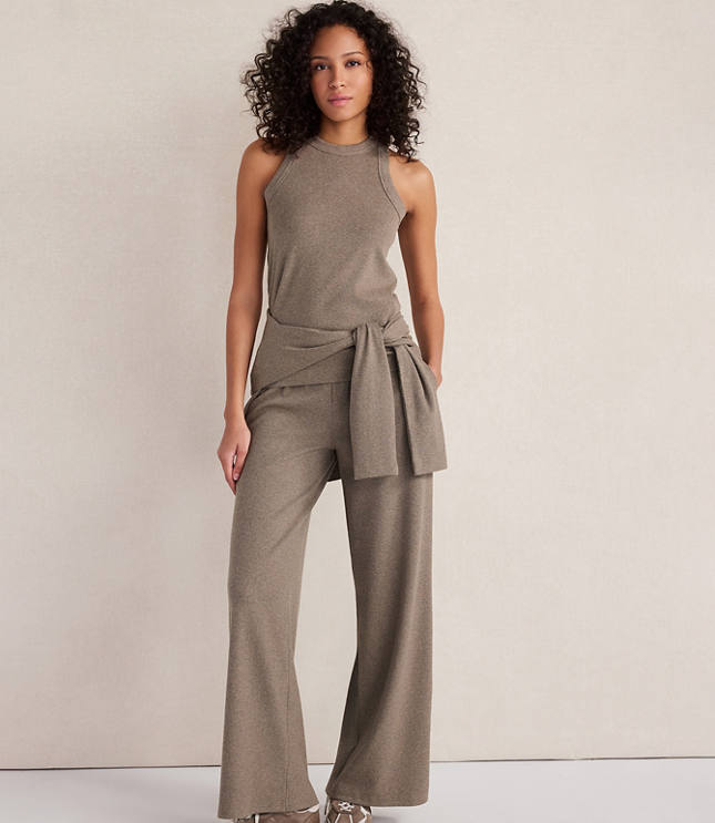 Haven Well Within Organic Cotton Rib Knit High Neck Tank