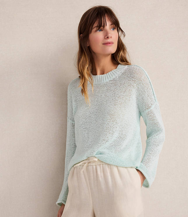 Haven Well Within Linen Tape Yarn Crewneck