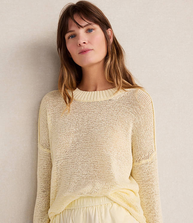 HWW LINEN FLAT TAPE CREW