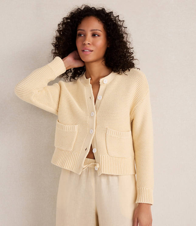 Haven Well Within Cotton Link Stitch Cardigan
