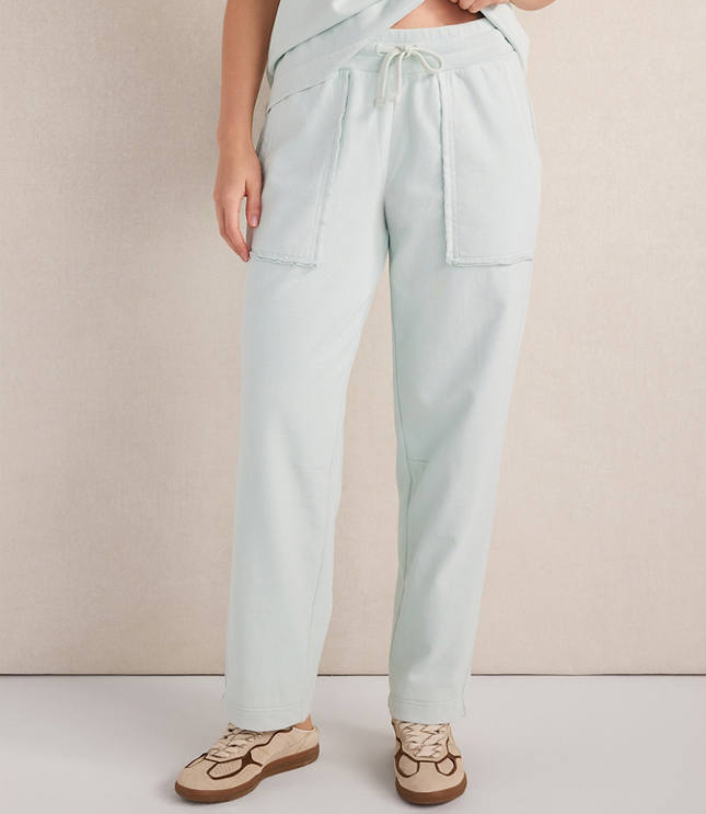 Haven Well Within Garment-Dyed Organic Cotton Terry Pants