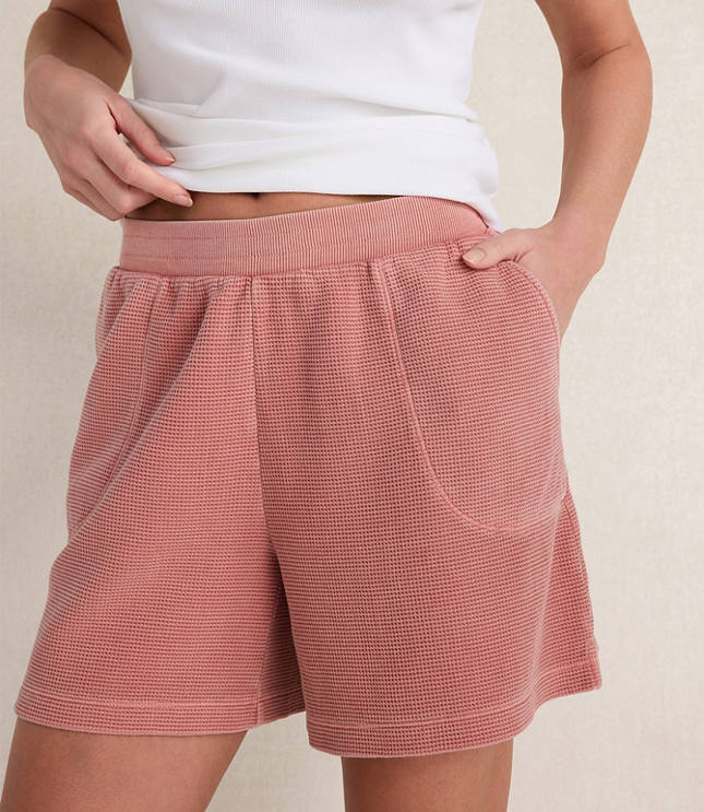 Haven Well Within Organic Cotton Waffle Shorts carousel Product Image 1