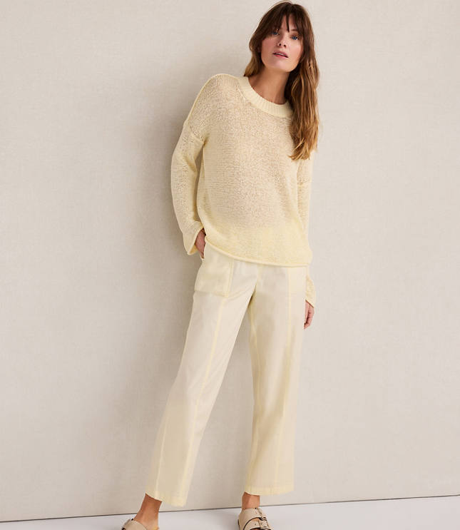 Haven Well Within Organic Cotton Twill Tapered Pants