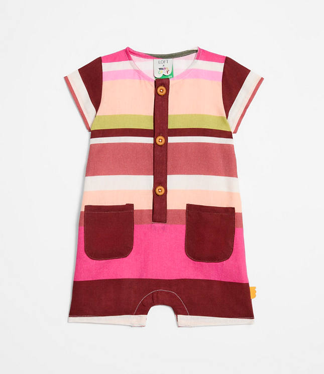 LOFT x Mon Coeur Linen Stripe Onesie