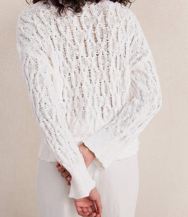 Haven Well Within Slubby Cotton Linen V-Neck Sweater