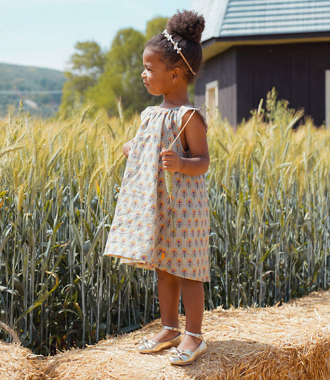 LOFT x Mon Coeur Linen Garden Dress