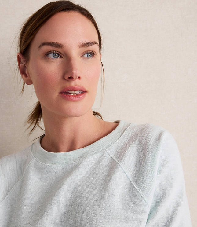 Haven Well Within Organic Cotton Blend Jacquard Raglan Tee